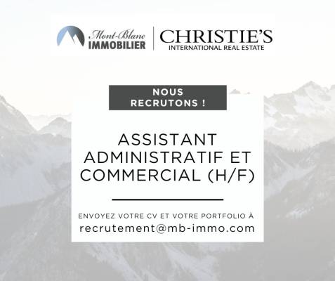Assistant administratif et commercial en immobilier (H/F) | Megève / Saint-Gervais
