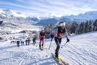Combloux - championnat de ski de randonnée