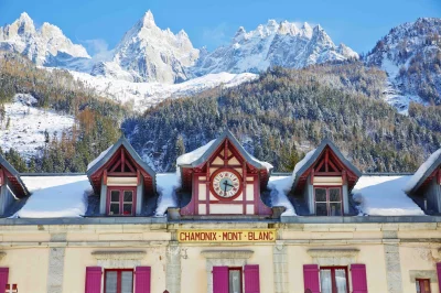 Les Houches - petit train du Montenvers pour la mer de glace