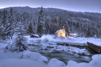 Les Contamines Montjoie l'hiver