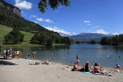 Sallanches - lac et plage des Ilettes