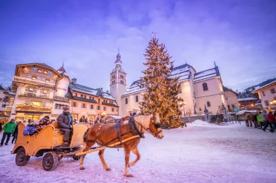 Megève hiver en calèche